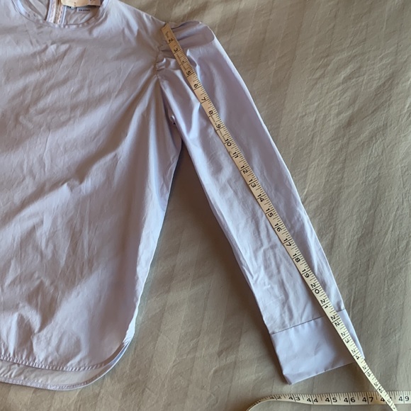 NWT Sandro Puff Sleeve Poplin Blouse- Size 3 - Picture 10 of 10